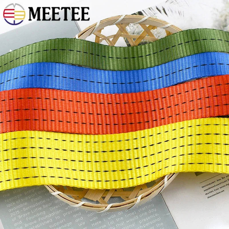 Nylongewebe Gurtband 25-50 mm starkes Riemenmaterial 5 m Länge