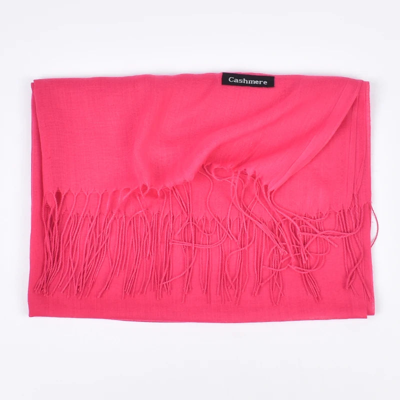 Weicher unifarbener Schal für Damen und Herren vielseitig kombinierbar