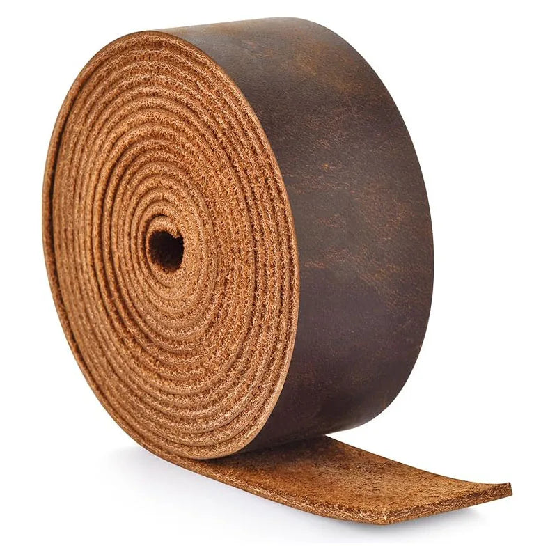 Genarbtes Vintage Rindsleder DIY Streifen 1,8 mm dick ölig gewachst-Yabubest - Home & More