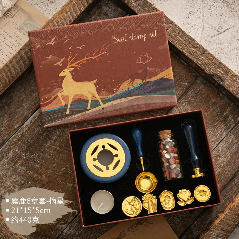 Wachssiegel Stempel Set für DIY Projekte und Hochzeitseinladungen