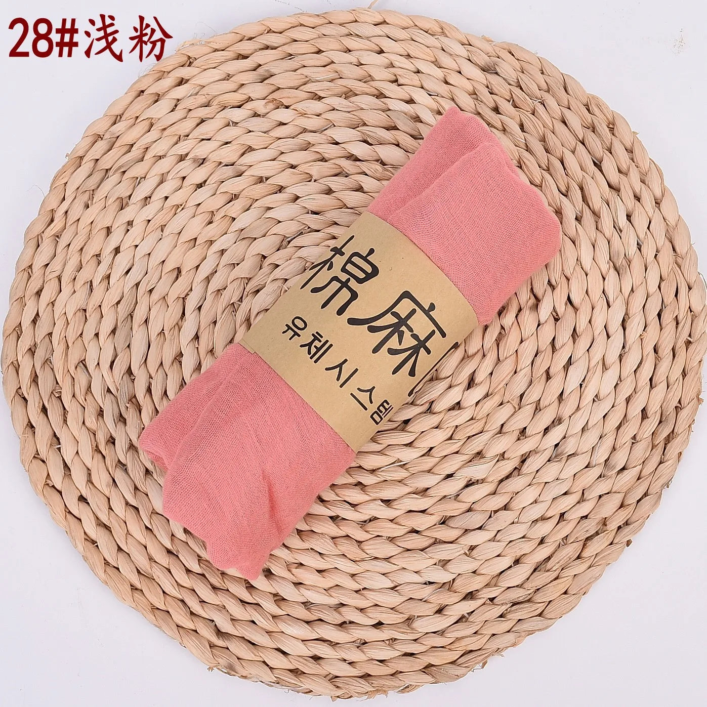 Damen Schal Baumwolle Leinen lang 90x180cm uni zart weich vielseitig