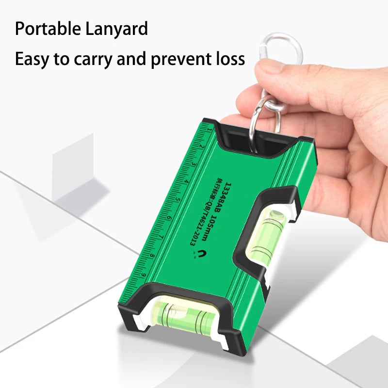 Präzise magnetische Wasserwaage aus Aluminiumlegierung für Bau und DIY