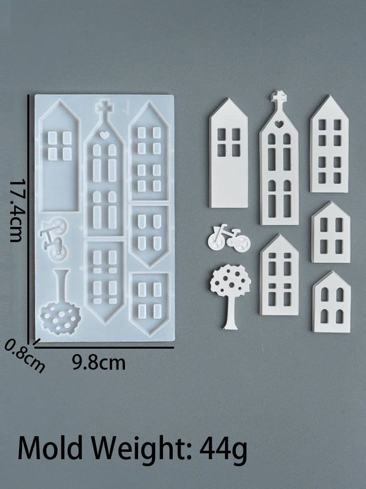 Silikonform für DIY Kerzenhalter im Haus Design