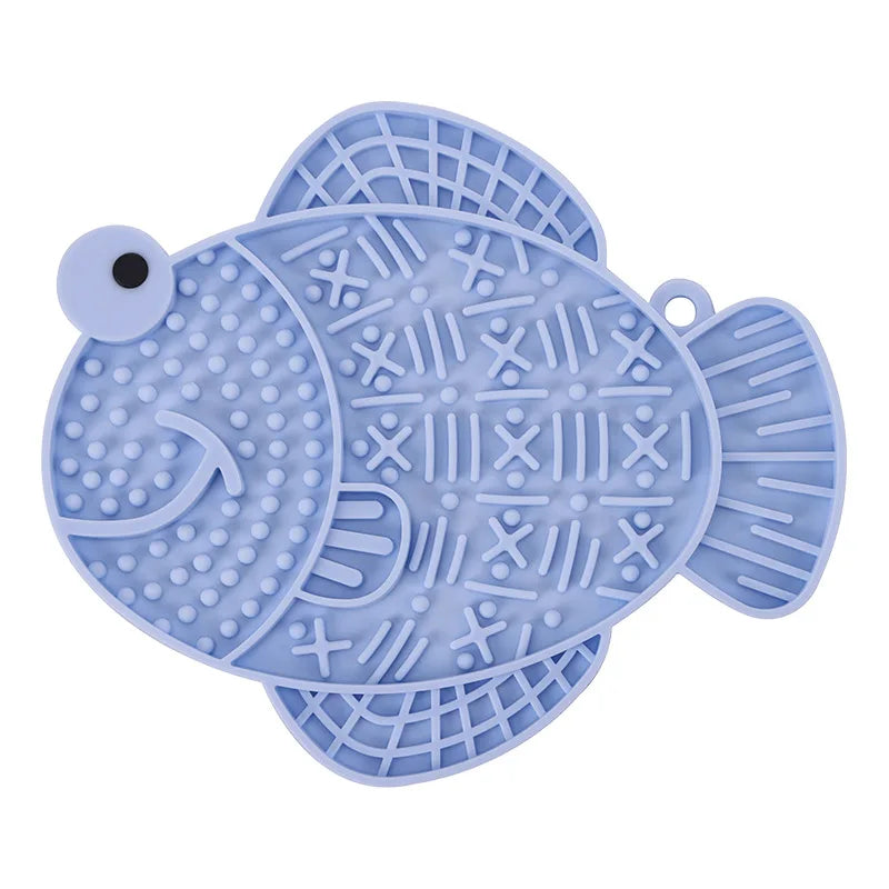 Slow Feeder Leckmatte für Hunde und Katzen mit Saugbasis aus Silikon