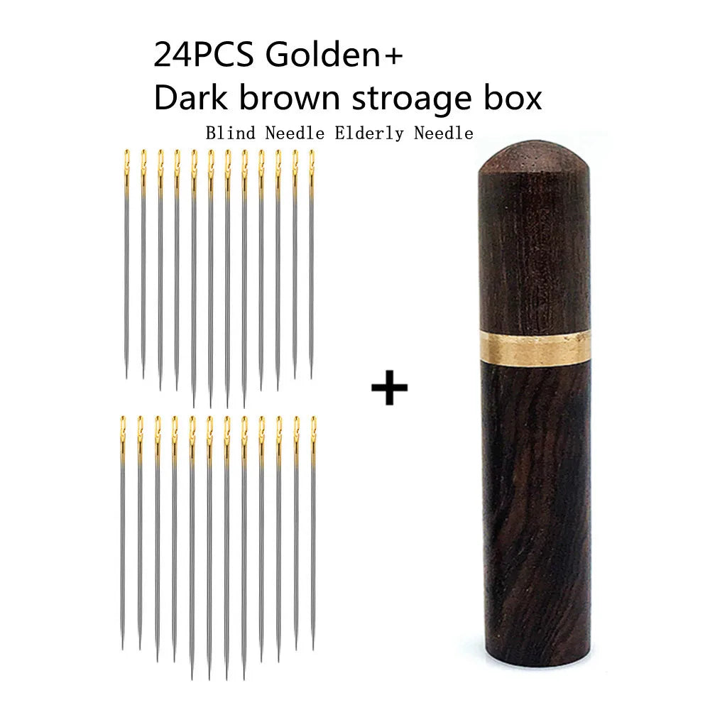 Edelstahl Blindnadeln mit Seitlichen Löchern zum Nähen und Einfädeln