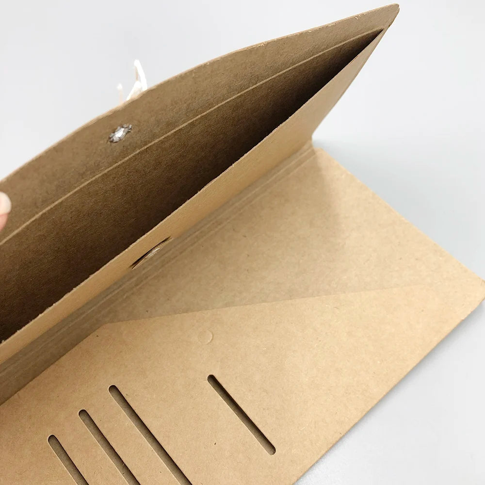 Praktischer Kraftpapier Umschlag zur Aufbewahrung für Reiseplaner