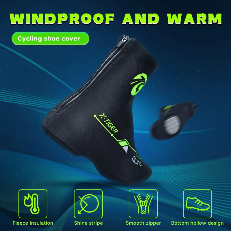 Winter Thermo Fleece Fahrrad Schuhüberzüge für Damen und Herren