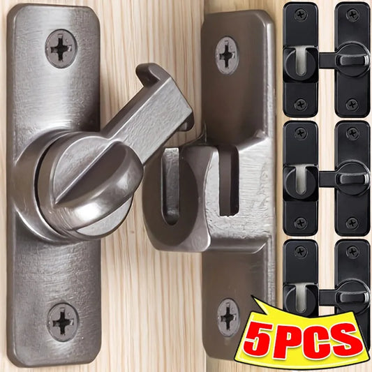 Robustes Aluminium-Schiebetürschloss 90°/180°, 1-5 Stück, sicher - flexibel