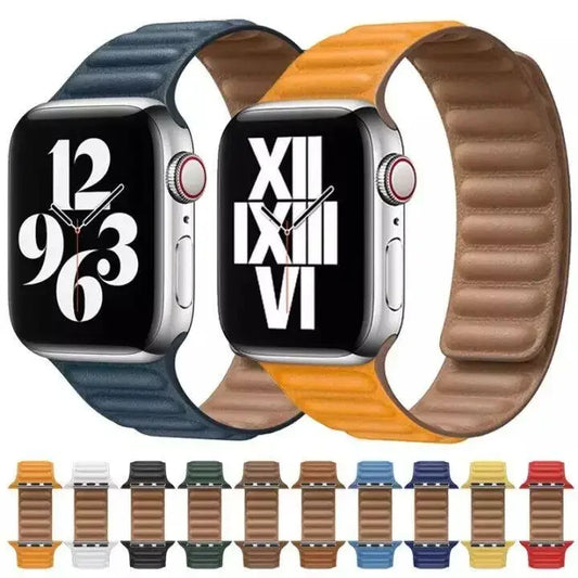 Magnetisches Silikon-Gliederarmband kompatibel für verschiedene Smartwatch-Größen