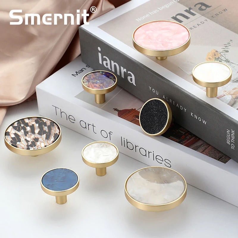 Zinklegierungs-Möbelgriff 50mm – moderner New Chinese Stil, Einzelloch