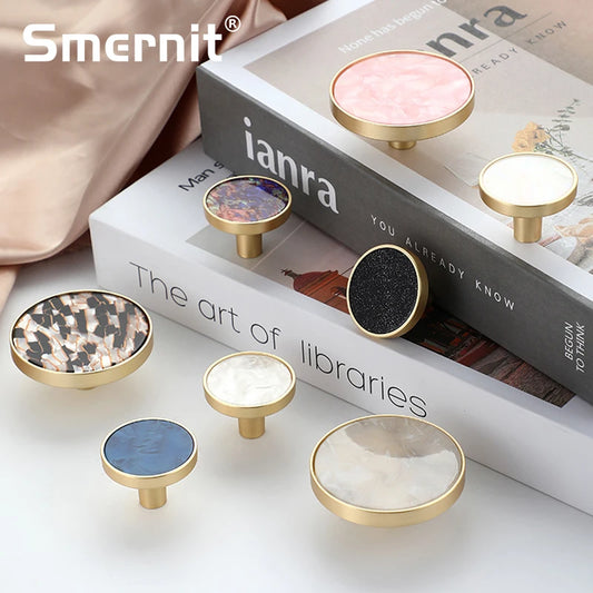 Zinklegierungs-Möbelgriff 50mm – moderner New Chinese Stil, Einzelloch