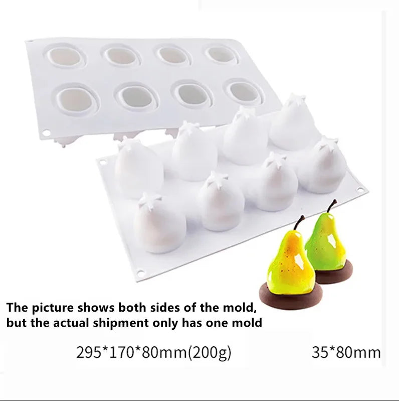 Fruchtige Silikon Backform für Mousse und Desserts