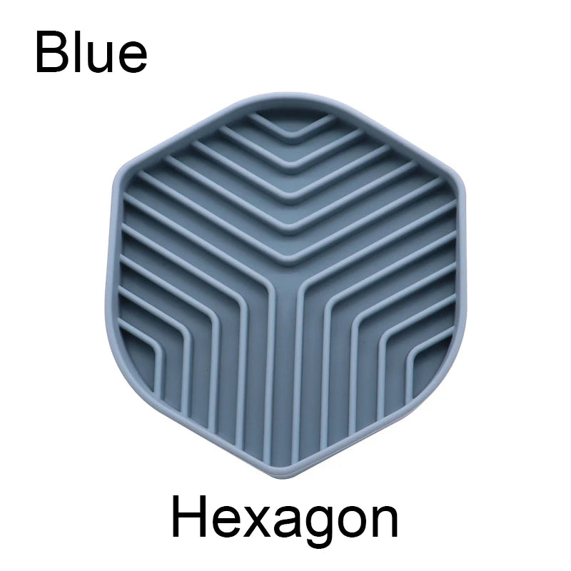 Rutschfeste Silikon Leckmatte für Hunde und Katzen – Langsames Fressen