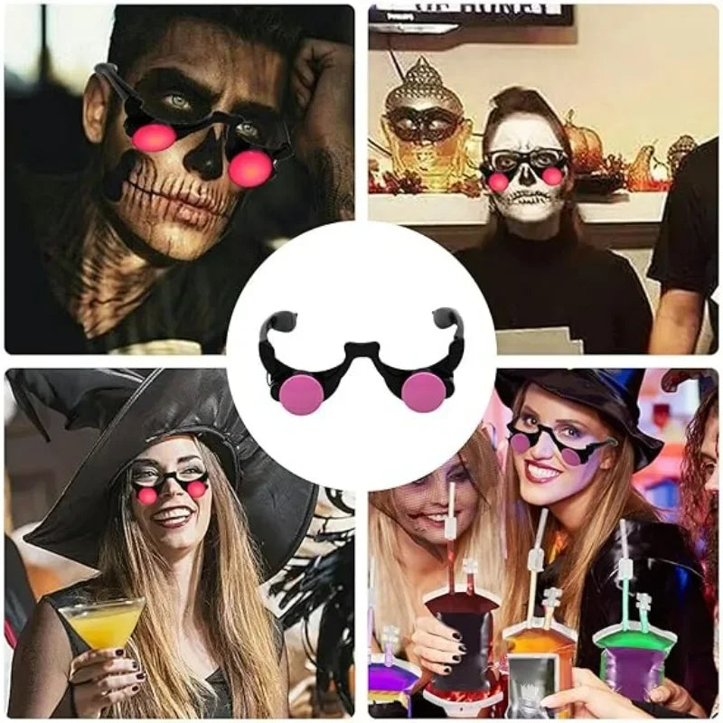 Auffällige LED Partybrille für Feste und besondere Anlässe