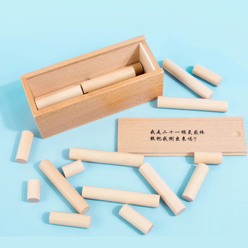 Holz Denkaufgabe Puzzle Box für Erwachsene und Kinder
