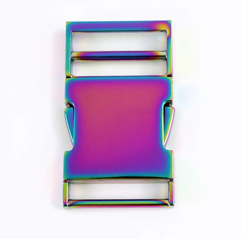 3er Set Metall Schnallen Verschluss 19 25 32 38mm für Rucksack Gürtel