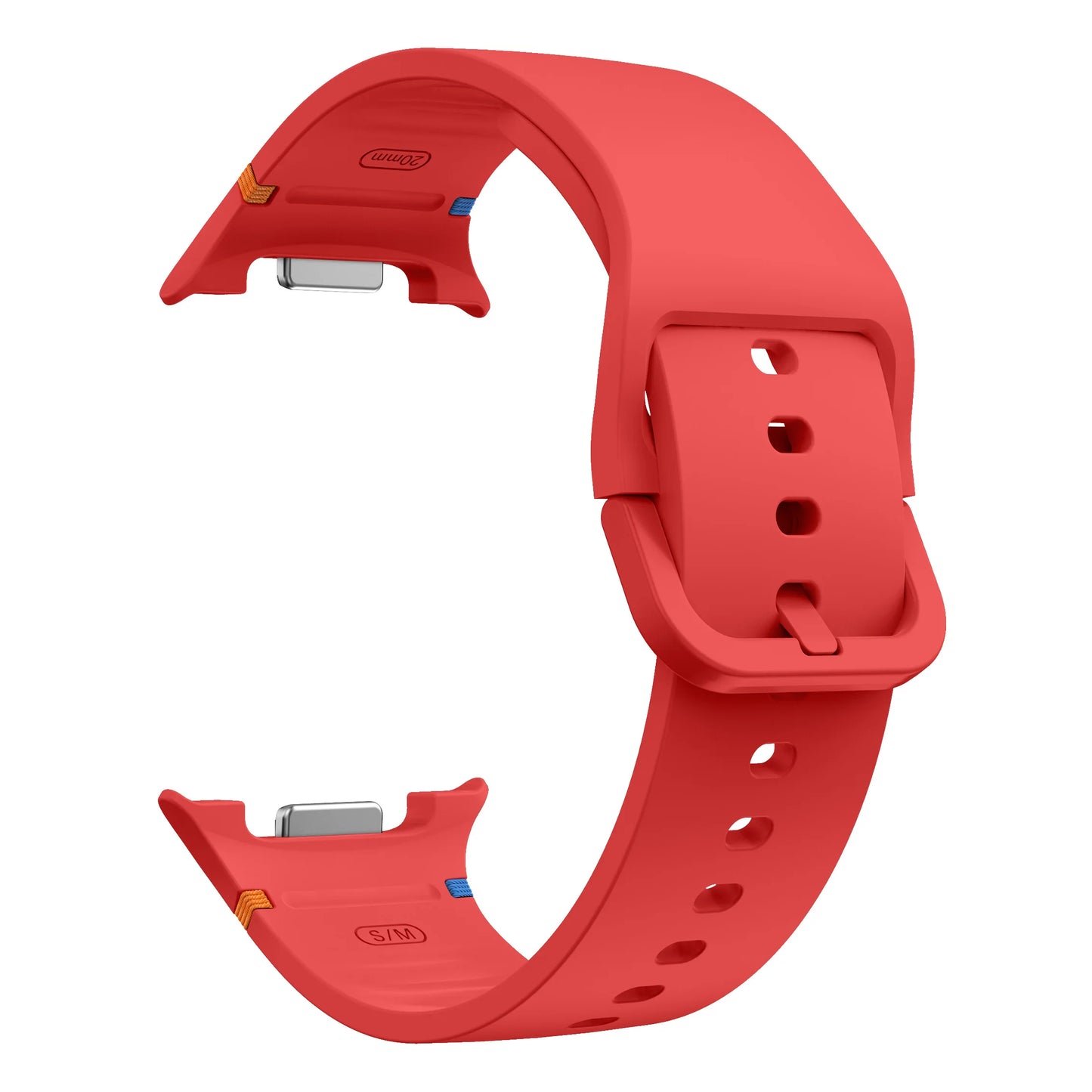 Atmungsaktives Silikon-Armband für Smartwatches 40/44 mm Komfort