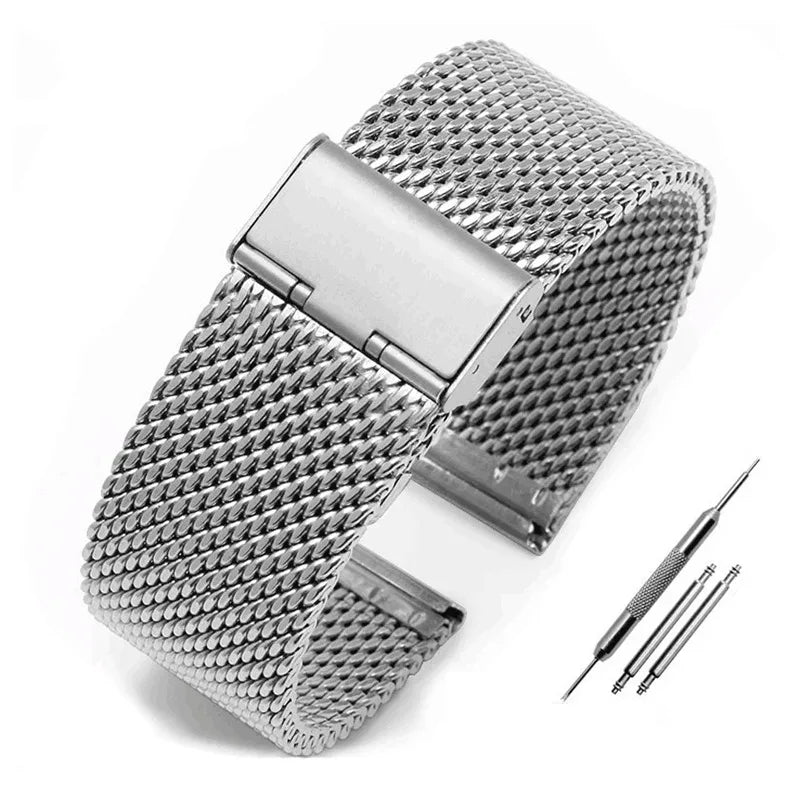 Edelstahl Milanese Armband: Eleganz für Ihre Uhr