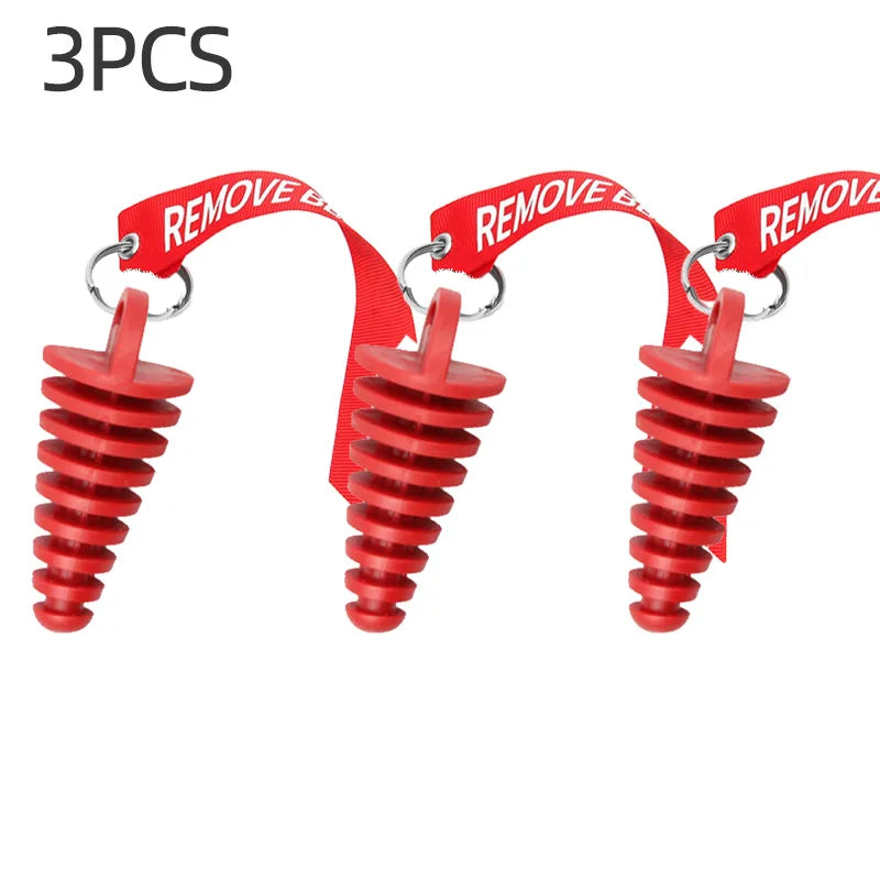 Robuster Gummi Auspuffstopfen für Endrohrschutz und Reinigung