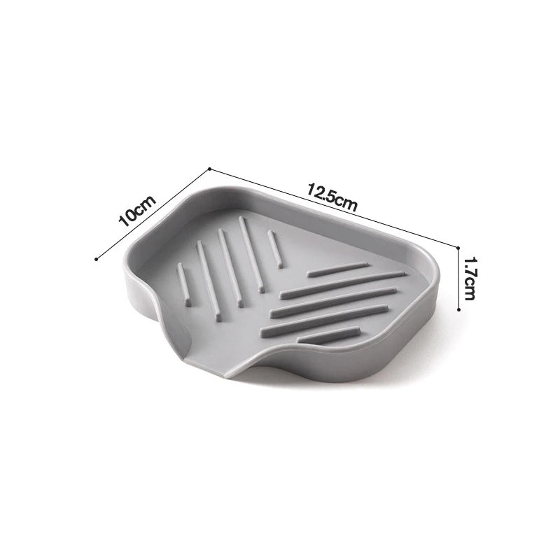 Silikon Ablage für Seife Schwamm und Pinsel Küche Waschbecken