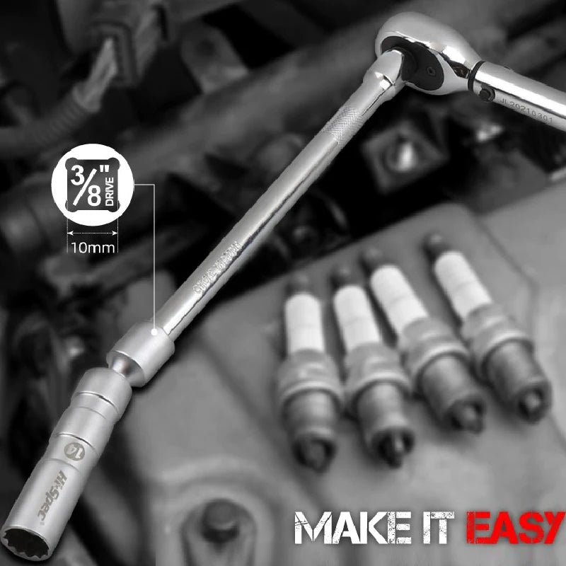 Magnetischer Universal Zündkerzen Steckschlüssel 14 und 16mm Auto Reparatur