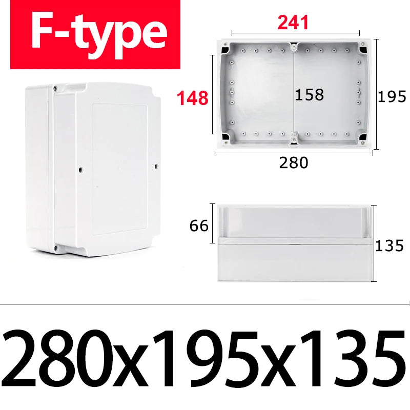 Wasserdichte Anschlussdose ABS mit IP67 Schutz für Außenbereich