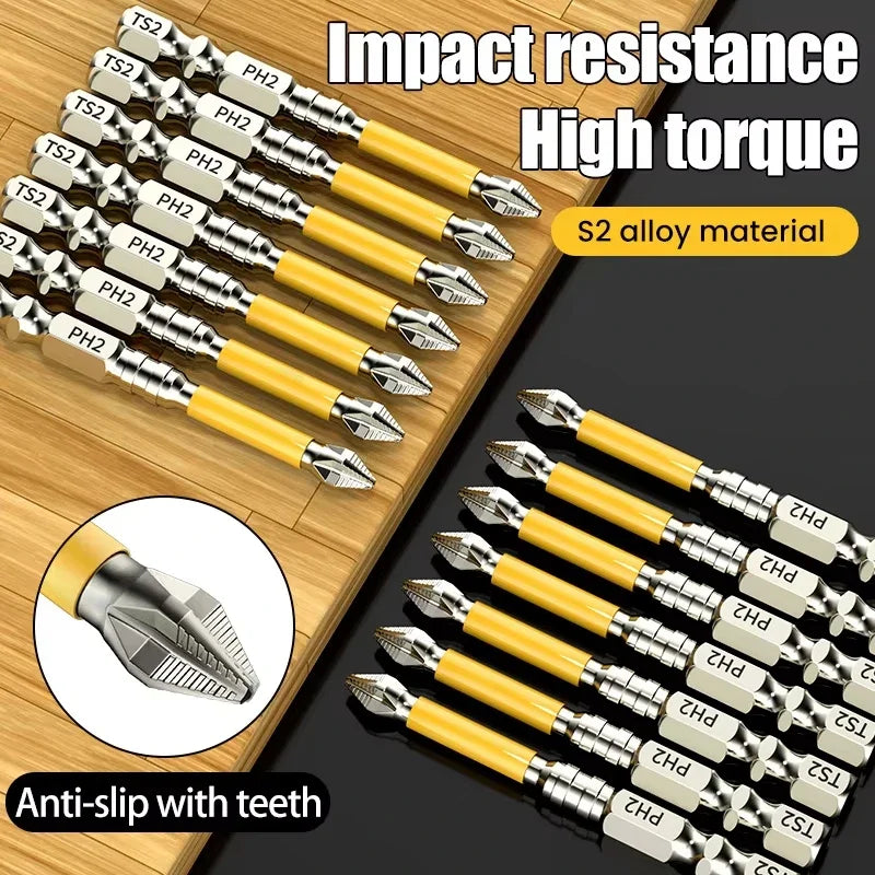 Rutschfester magnetischer PH2 Kreuzschraubendreher mit verschiedenen Längen