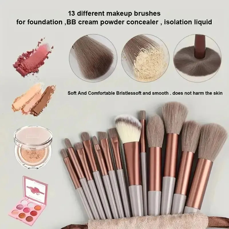 Make-up Pinsel Set weich flauschig professionell 13-16 teilig Beauty Tool