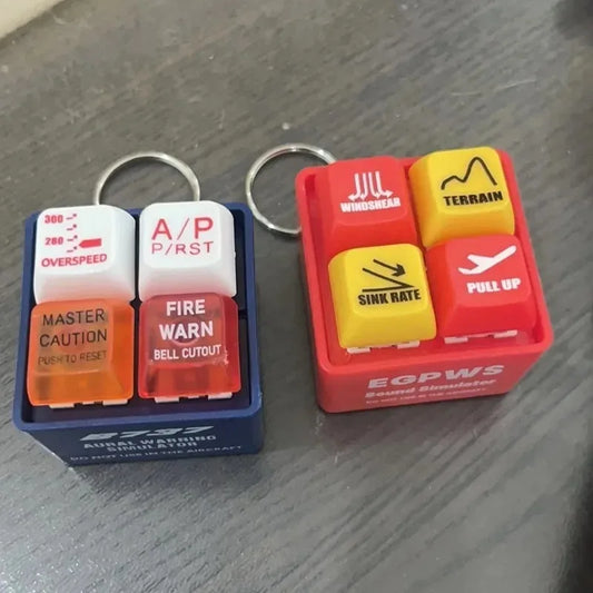 Flugzeug Schlüsselanhänger mit Sound für Luftfahrt Fans Pilot Geschenk