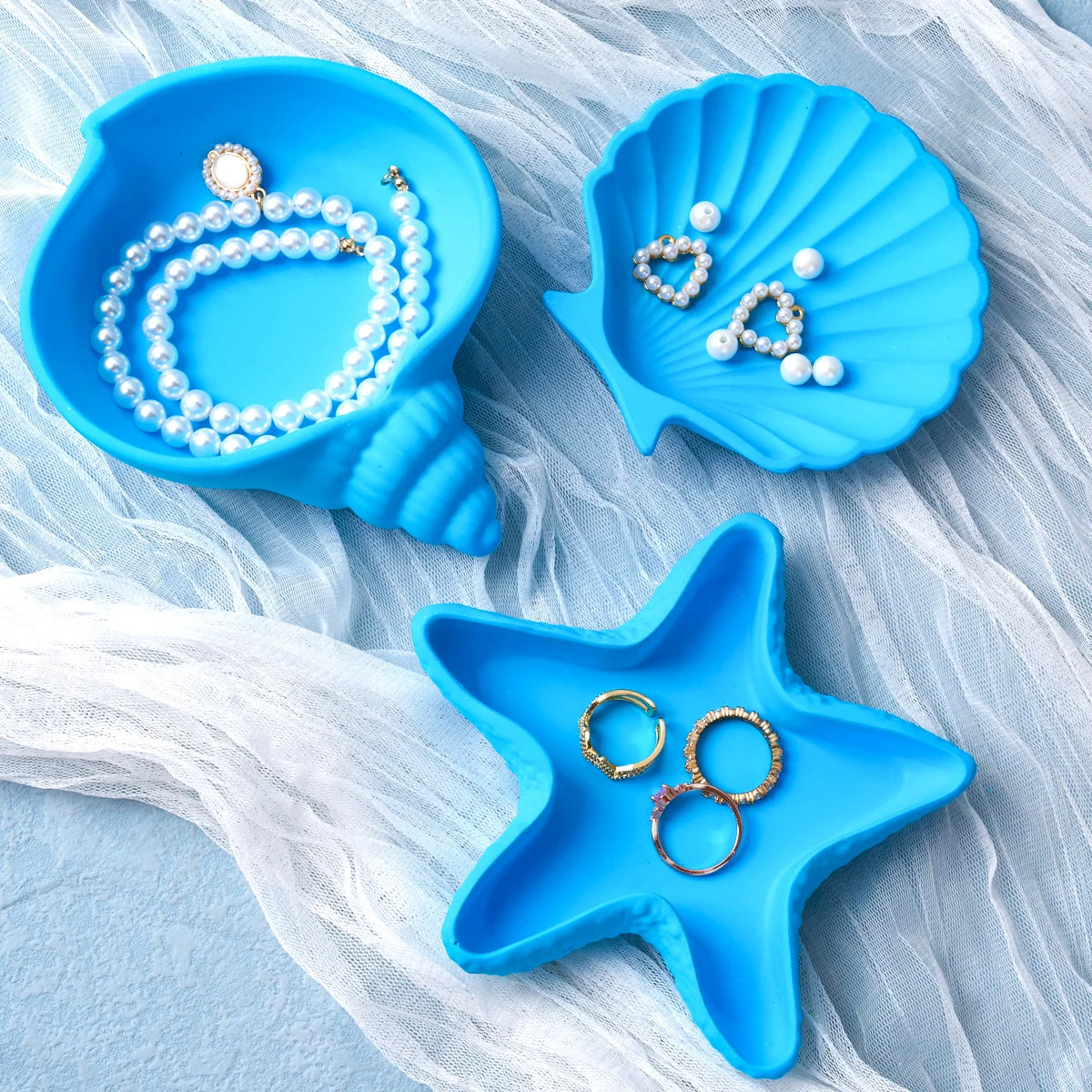 Silikonform für DIY Beton Seestern Kerzenhalter und Wohnkultur