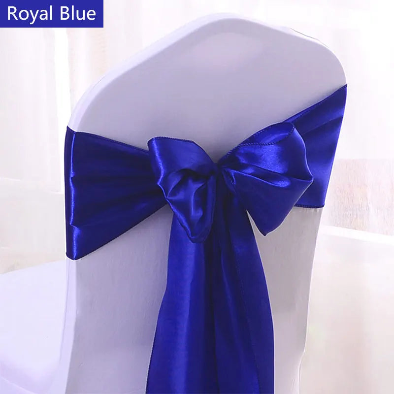 Satin Stuhlschärpen für Hochzeiten und Events 50 Stück
