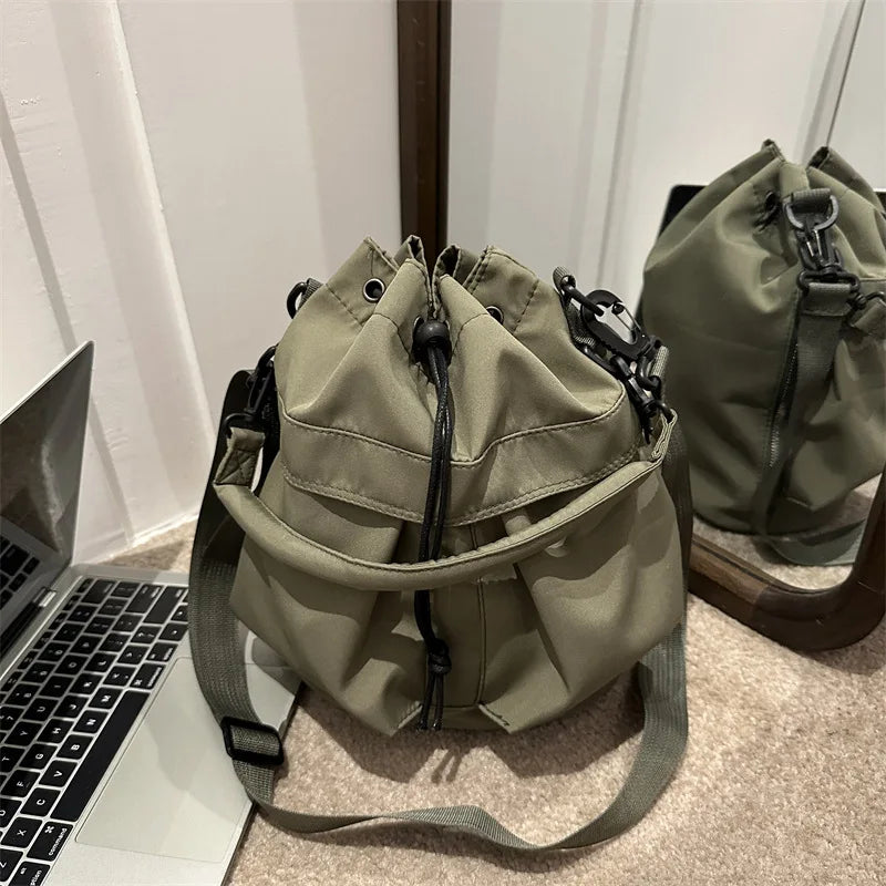 Damen Schultertasche Wasserdicht Nylon Groß Umhängetasche Beuteltasche Freizeit