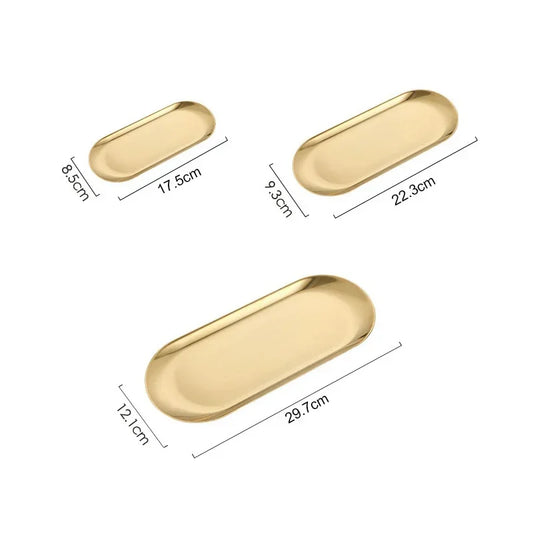 Edelstahl Kosmetik Ablage für Nail Art und Maniküre-Yabubest - Home & More