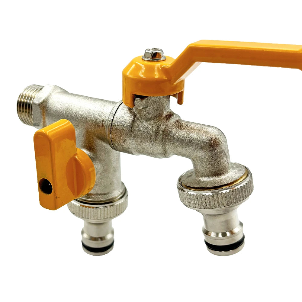Metall-Gartenschlauch Adapter für Wasserhähne 1/2 Zoll Anschluss - Yabubest - Home & More