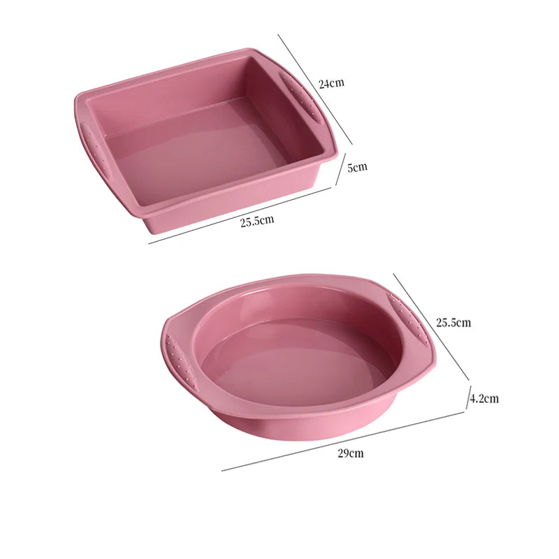 Flexible Silikon Backform für Kuchen und Muffin Dekorationen