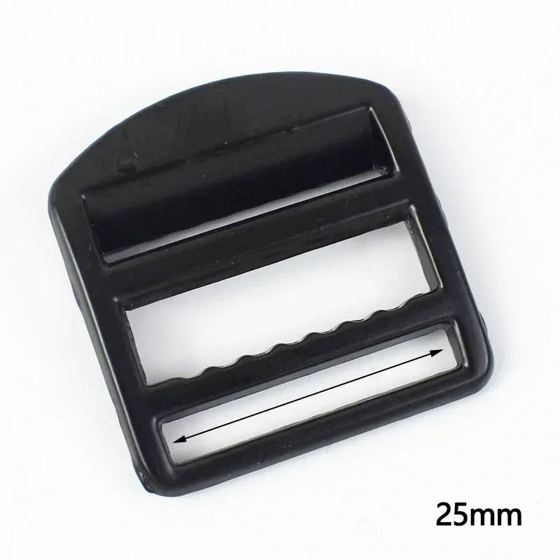 4 Stück Metall Gürtelschnalle Tri-Glide Schiebeverschluss für Rucksack