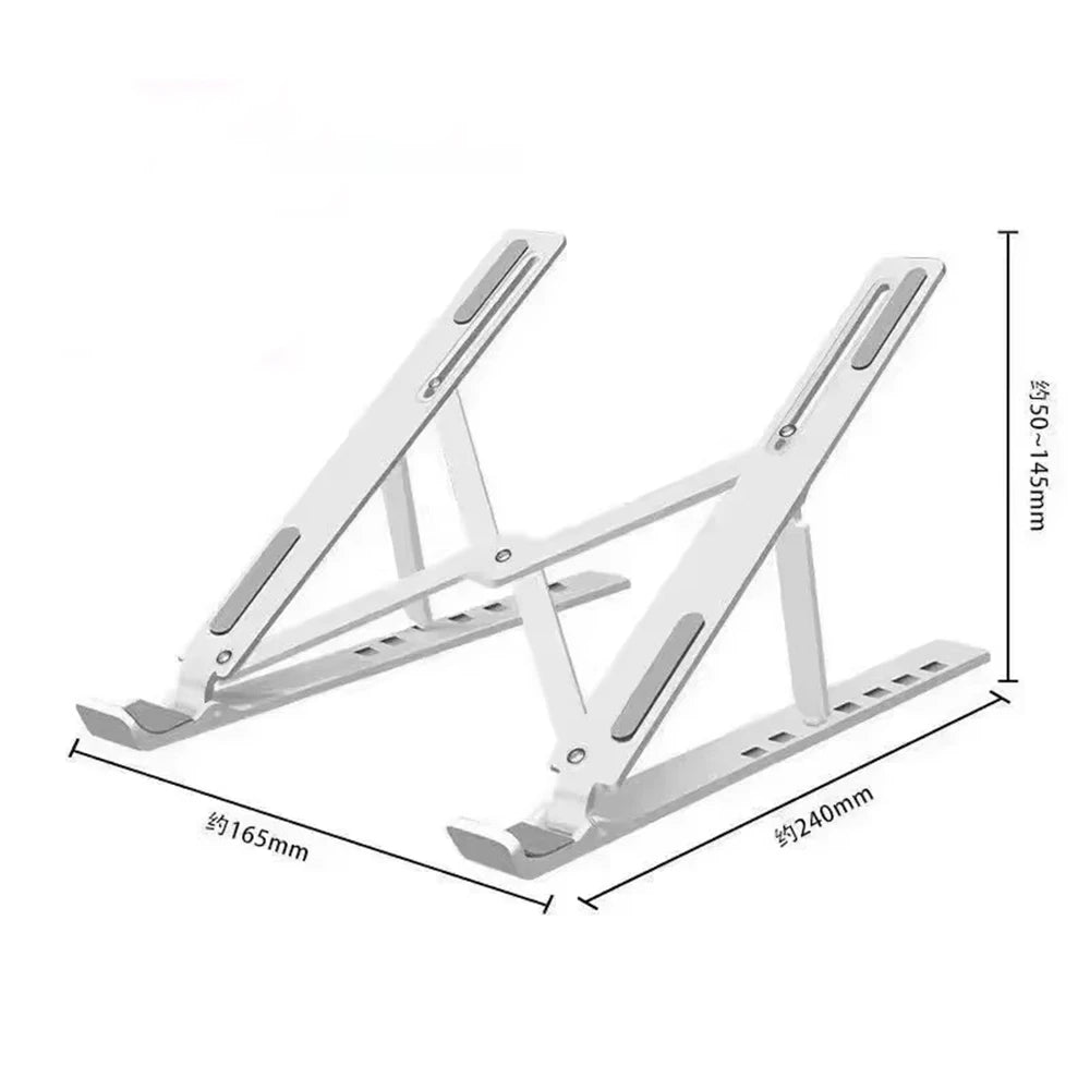 Faltbarer Laptop Ständer – Ergonomische Notebook Tablet Halterung mit Kühlung