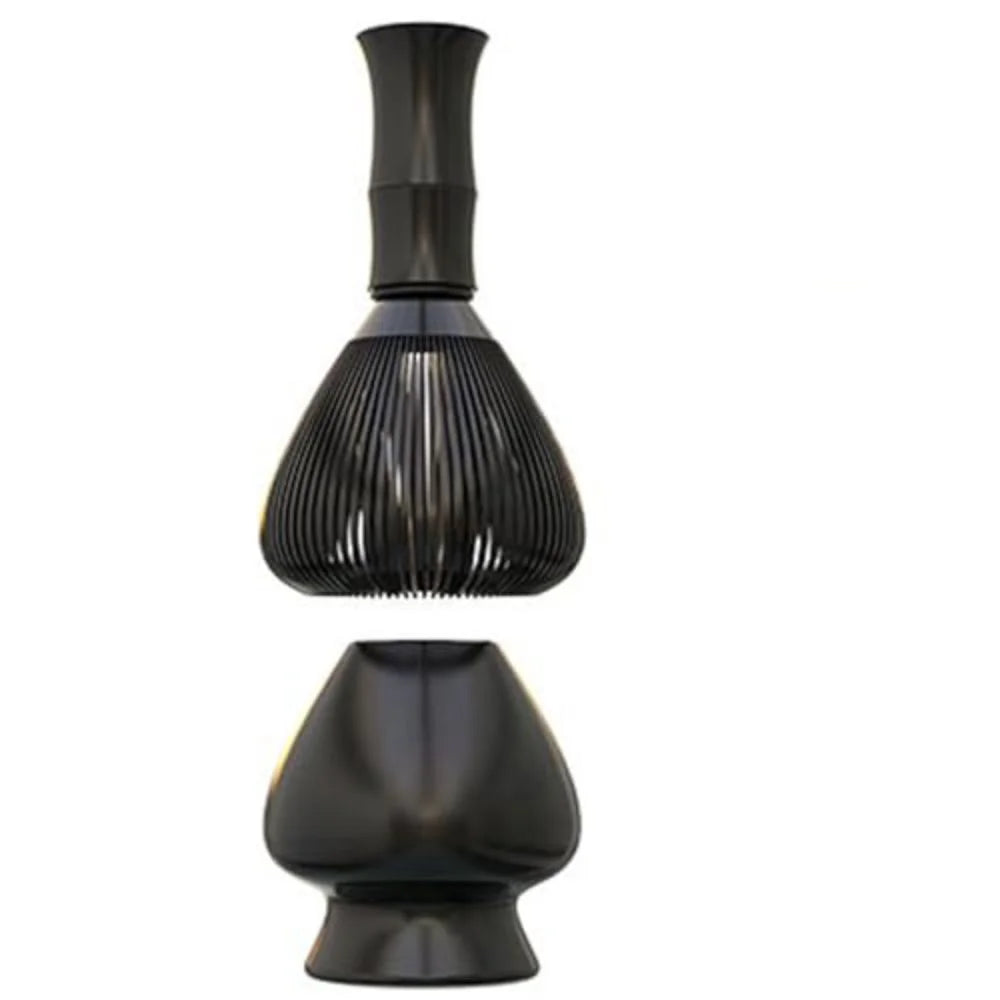 Wiederverwendbarer Matcha Schneebesen aus ABS mit Halter für grünen Tee-Yabubest - Home & More