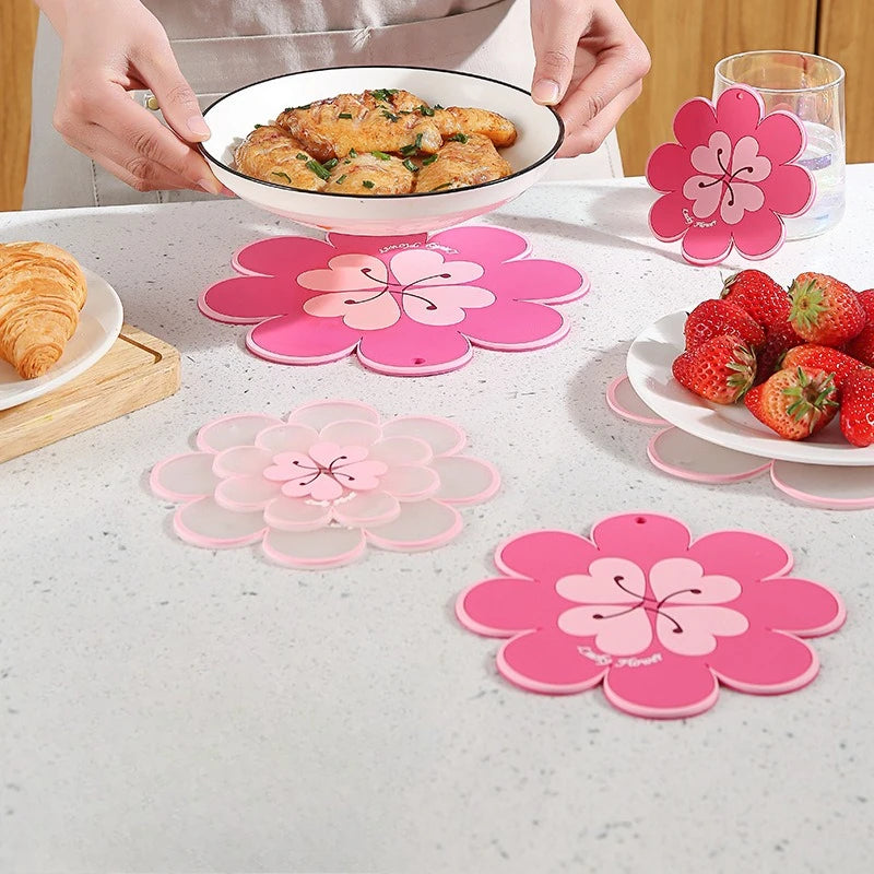 Dekorativer Silikon Untersetzer im Japan-Stil für Tassen und Gläser