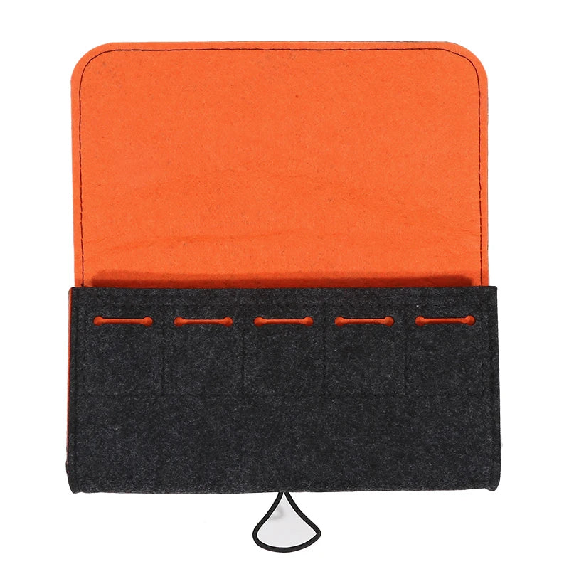 Schutzhülle aus Filz für mobile Geräte mit Fächerfach