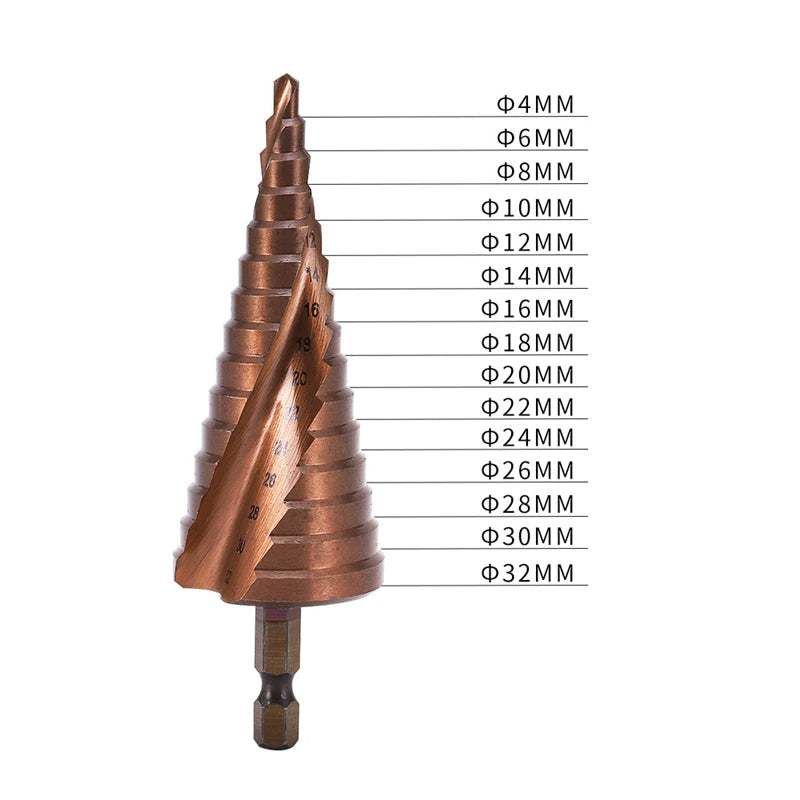 Hochleistungs Kobalt Stufenbohrer für präzise Metallbearbeitung