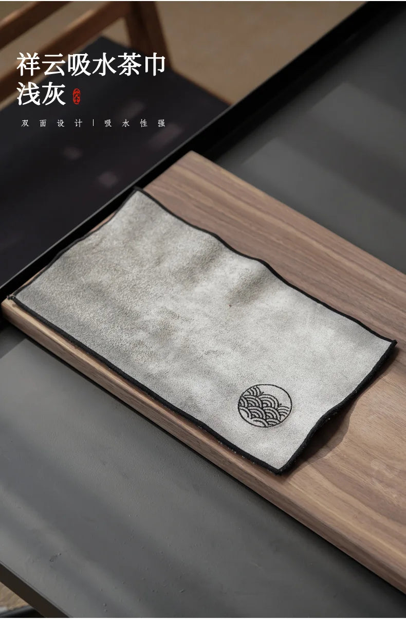 Verdicktes Geschirrtuch aus Baumwolle und Leinen für Küche und Teetisch-Yabubestshop