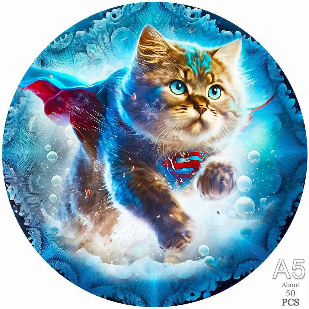 Anspruchsvolles Landschafts Holzpuzzle für Dekoration und Spiel