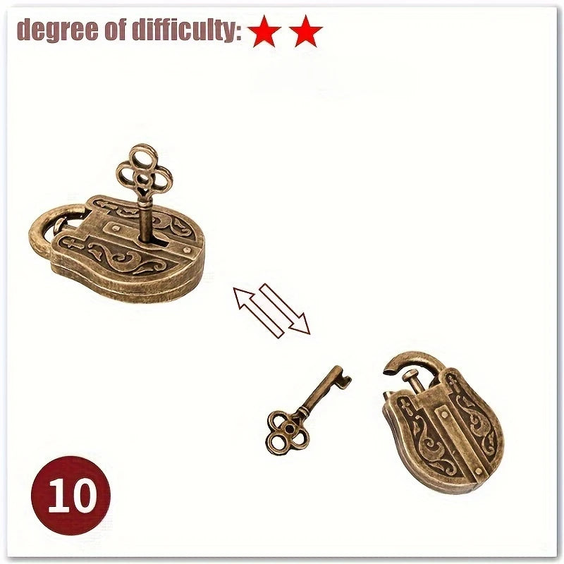 Herausforderndes 3D Metall-Puzzlespiel für Konzentration und Logik