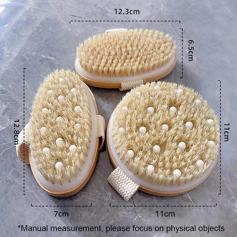 Ergonomische Duschbürste für sanfte Massage und gründliche Reinigung