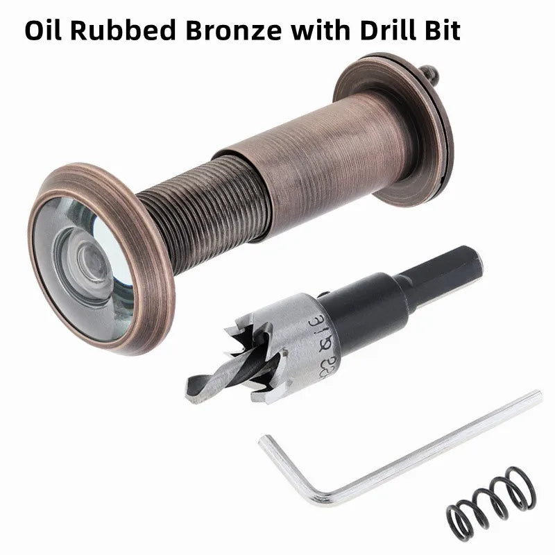 16mm Türspion 200° Weitwinkel – Sicheres Guckloch für 35-60mm Türen