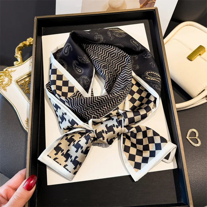 Dünner Seidenschal für Frauen – Multifunktionales Halstuch-Yabubest - Home & More