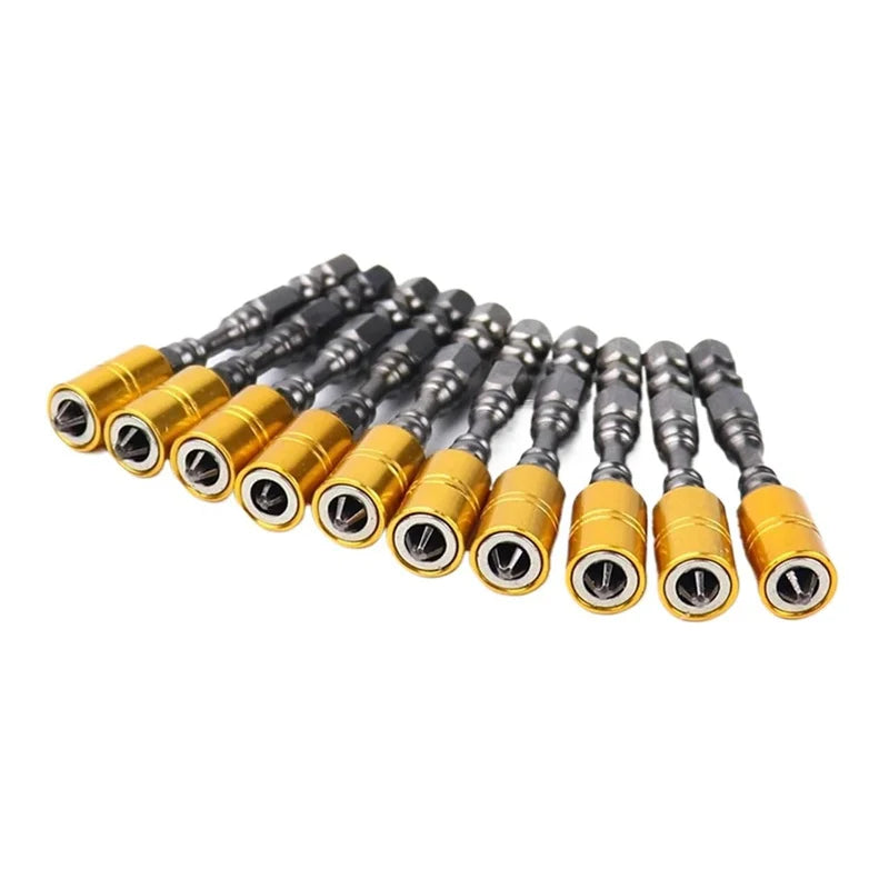 5/10 Stück PH2 magnetische Schraubendreher Bits 1/4 Zoll Sechskantschaft