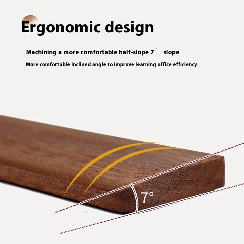 Ergonomische Massivholz Handballenauflage für mechanische Tastaturen