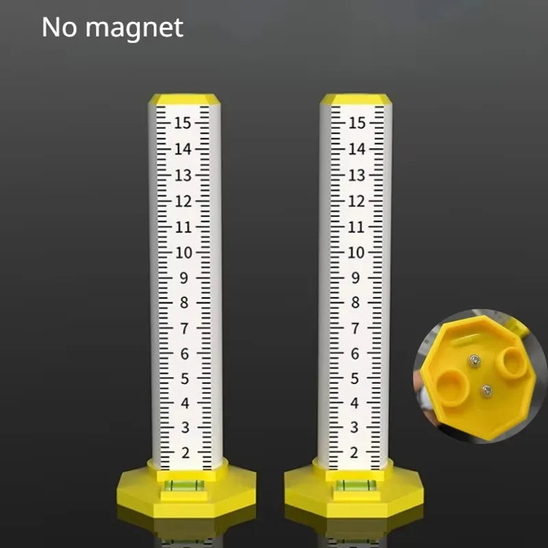 Präzisions-Nivellierlineal für Decken - Bodenfliesen – Magnetisch - Höhenmessung
